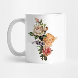 victorian cherubim motif Mug